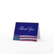 Amerikaanse Vlag Patriottische Dankjeweld Kaarten