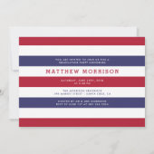 Amerikaanse vlag | Patriottische fotoafstudeerfees Kaart (Achterkant)