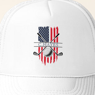 Amerikaanse vlag Patriottische Golfer Trucker Pet