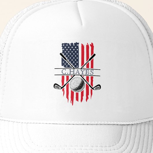 Amerikaanse vlag Patriottische Golfer Trucker Pet