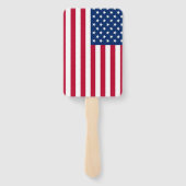 Amerikaanse vlag Patriottische Hand Fans Handwaaier (Achterkant)