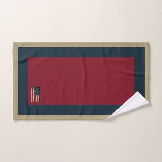 Amerikaanse vlag Patriottische handdoek set (Handdoek)