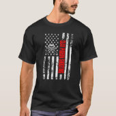 Amerikaanse vlag Patriottische kledingduif Shoo T-shirt (Voorkant)