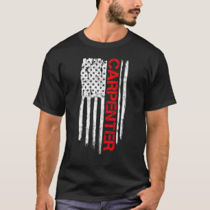 Amerikaanse vlag - Patriottische kraan T-shirt