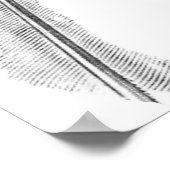 Amerikaanse vlag Patriottische  kunst Print (Hoek)