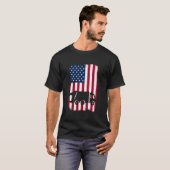 Amerikaanse Vlag Patriottische Mannen Vrouwen Jong T-shirt (Voorkant volledig)
