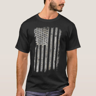 Amerikaanse vlag Patriottische noodlijdende Amerik T-shirt