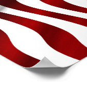 Amerikaanse Vlag Patriottische Onafhankelijkheidsd Poster (Hoek)
