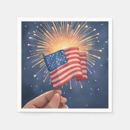 Amerikaanse Vlag Patriottische Partij Servet
