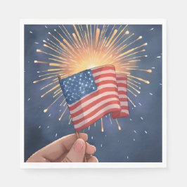Amerikaanse Vlag Patriottische Partij Servet