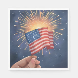 Amerikaanse Vlag Patriottische Partij Servet