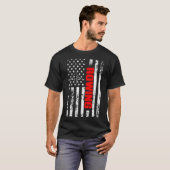 Amerikaanse vlag - Patriottische roeping T-shirt (Voorkant volledig)
