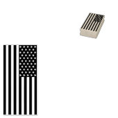 Amerikaanse vlag Patriottische Rubber Stamp Rubberstempel (Gestempeld)
