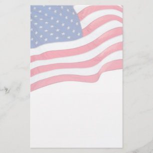 Amerikaanse vlag Patriottische schrijfbenodigdhede Briefpapier