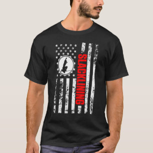 Amerikaanse vlag Patriottische slak T-shirt