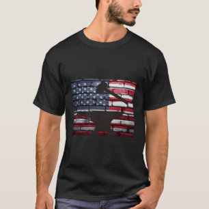 Amerikaanse vlag Patriottische smid Anvil T-shirt