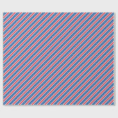 Amerikaanse vlag patriottische sterren en stripes cadeaupapier (Vlak)