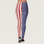 Amerikaanse vlag Patriottische sterren en Stripes Leggings (Achterkant)
