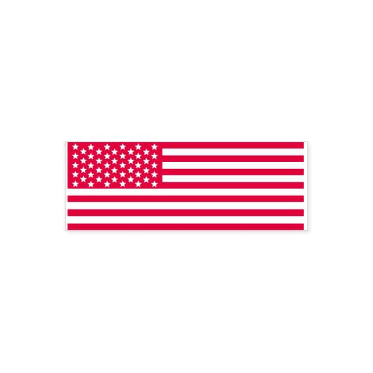 Amerikaanse vlag Patriottische sterren en Stripes  Zelfinktende Stempel (Design)