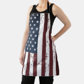 Amerikaanse vlag patriottische sterren stripes schort (Insitu)