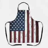 Amerikaanse vlag patriottische sterren stripes schort (Voorkant)