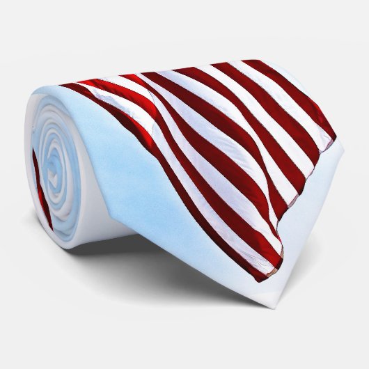 Amerikaanse vlag Patriottische Stropdas (Opgerold)