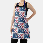 Amerikaanse vlag Patriottische USA Modern Chef Coo Schort (Insitu)