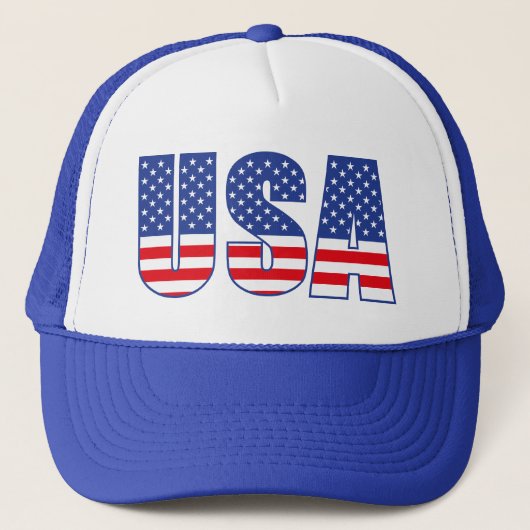 Amerikaanse vlag Patriottische USA Voor Vrouwen Ma Trucker Pet (Voorkant)
