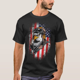 Amerikaanse Vlag Patriottische Veteraan Amerikaans T-shirt