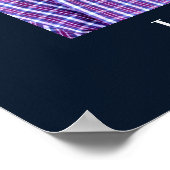 Amerikaanse Vlag Patriottische Viering van het Lev Poster (Hoek)