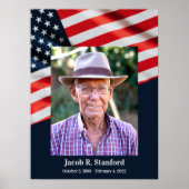 Amerikaanse Vlag Patriottische Viering van het Lev Poster (Voorkant)