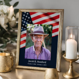 Amerikaanse Vlag Patriottische Viering van het Lev Poster