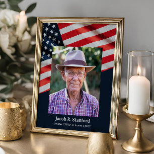 Amerikaanse Vlag Patriottische Viering van het Lev Poster