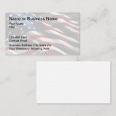 Amerikaanse vlag Patriottische Visitekaartjes (Voorkant / Achterkant)