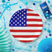 Amerikaanse vlag Patriottisme Onafhankelijkheidsda Papieren Bordje (Feest)