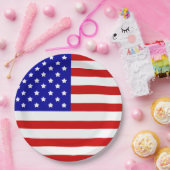 Amerikaanse vlag Patriottisme Onafhankelijkheidsda Papieren Bordje (Feest)