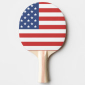 Amerikaanse vlag patritoic PING PONG PADDLE Tafeltennisbatje (Voorkant)