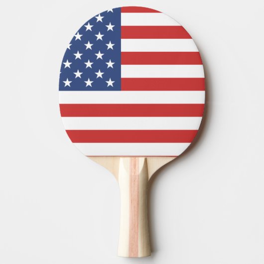 Amerikaanse vlag patritoic PING PONG PADDLE Tafeltennisbatje (Voorkant)