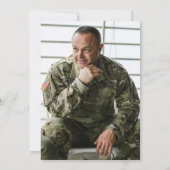 Amerikaanse vlag pensioen partij uitnodiging milit (Achterkant)