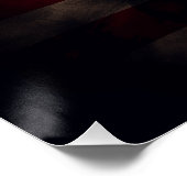 Amerikaanse vlag perfect poster (Hoek)