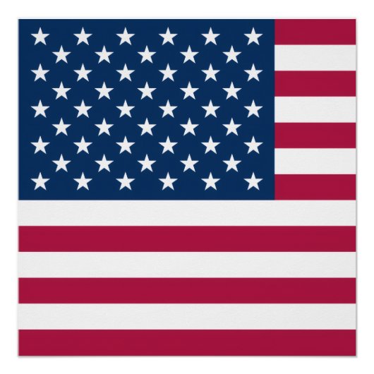 Amerikaanse vlag perfect poster (Voorkant)