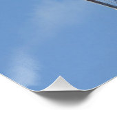 Amerikaanse vlag perfect poster (Hoek)