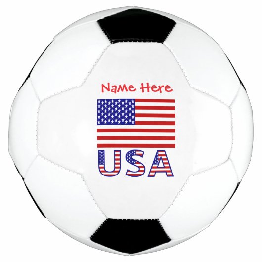 Amerikaanse vlag Persoonlijk gemaakt Voetbal (Voorkant)