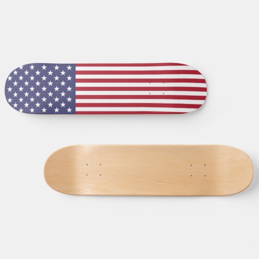 Amerikaanse vlag persoonlijk skateboard (Horizontaal)