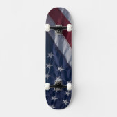 Amerikaanse vlag. persoonlijk skateboard (Voorkant)