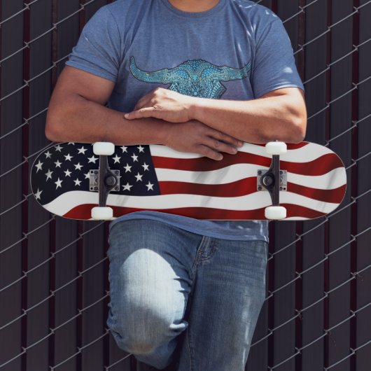 Amerikaanse vlag persoonlijk skateboard (Buiten 3)