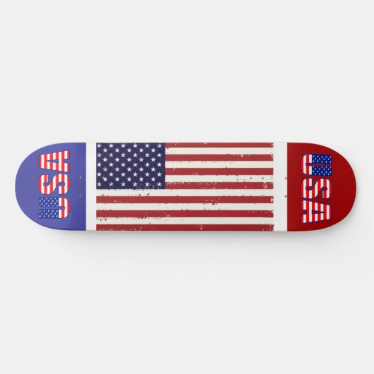 Amerikaanse vlag persoonlijk skateboard (Horizontaal)