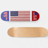 Amerikaanse vlag persoonlijk skateboard (Horizontaal)