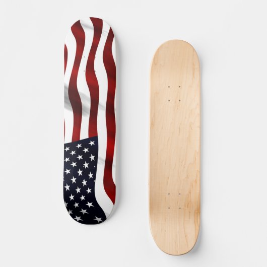 Amerikaanse vlag persoonlijk skateboard (Voorkant)