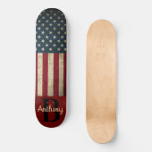 Amerikaanse vlag persoonlijk skateboard (Voorkant)